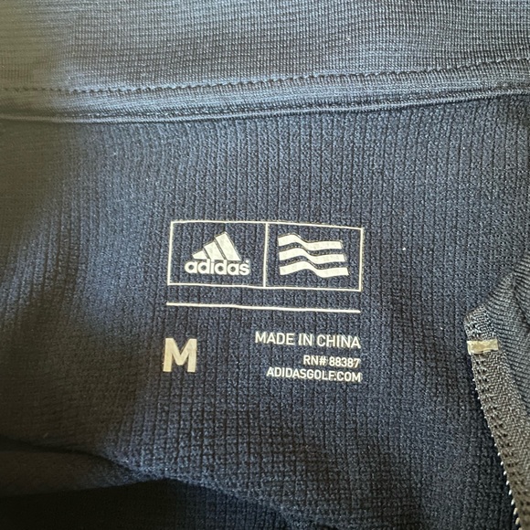 ADDIDAS 1/4 Zip Jacket Size M - Picture 5 of 5